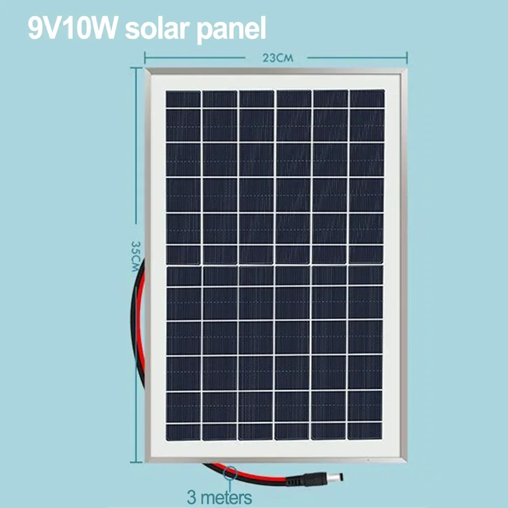 10W 9V Solar Powered Water-Pump Set With Filter 5V Circulating Fish Pond Filtrations Oxygen Submersible Pumps Solar Controllers