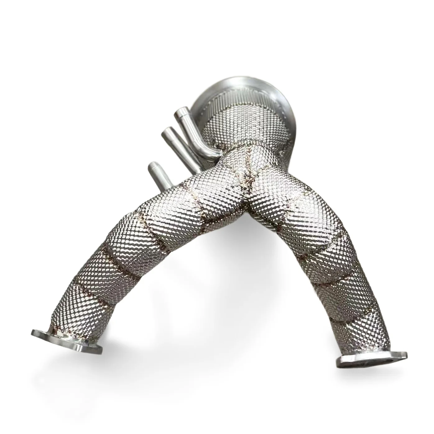 アウディQ8 3.0T 2021-2024年式対応 ステンレス製 断熱材付き 触媒付き排気マフラー