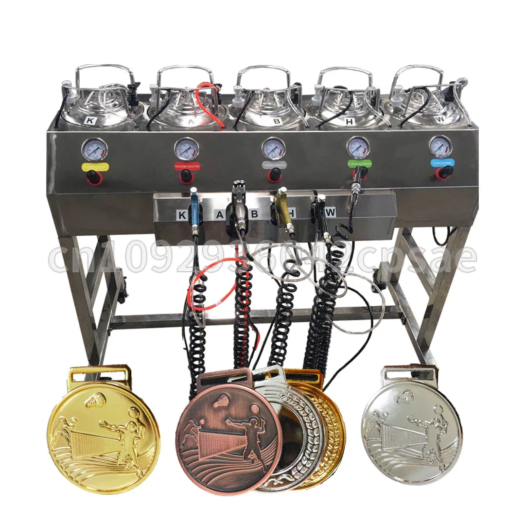 

GookiiTech 10L Silver Chrome Nano Coating Machine Competitive Price Plastic Spray Painting & Plating Equipment
