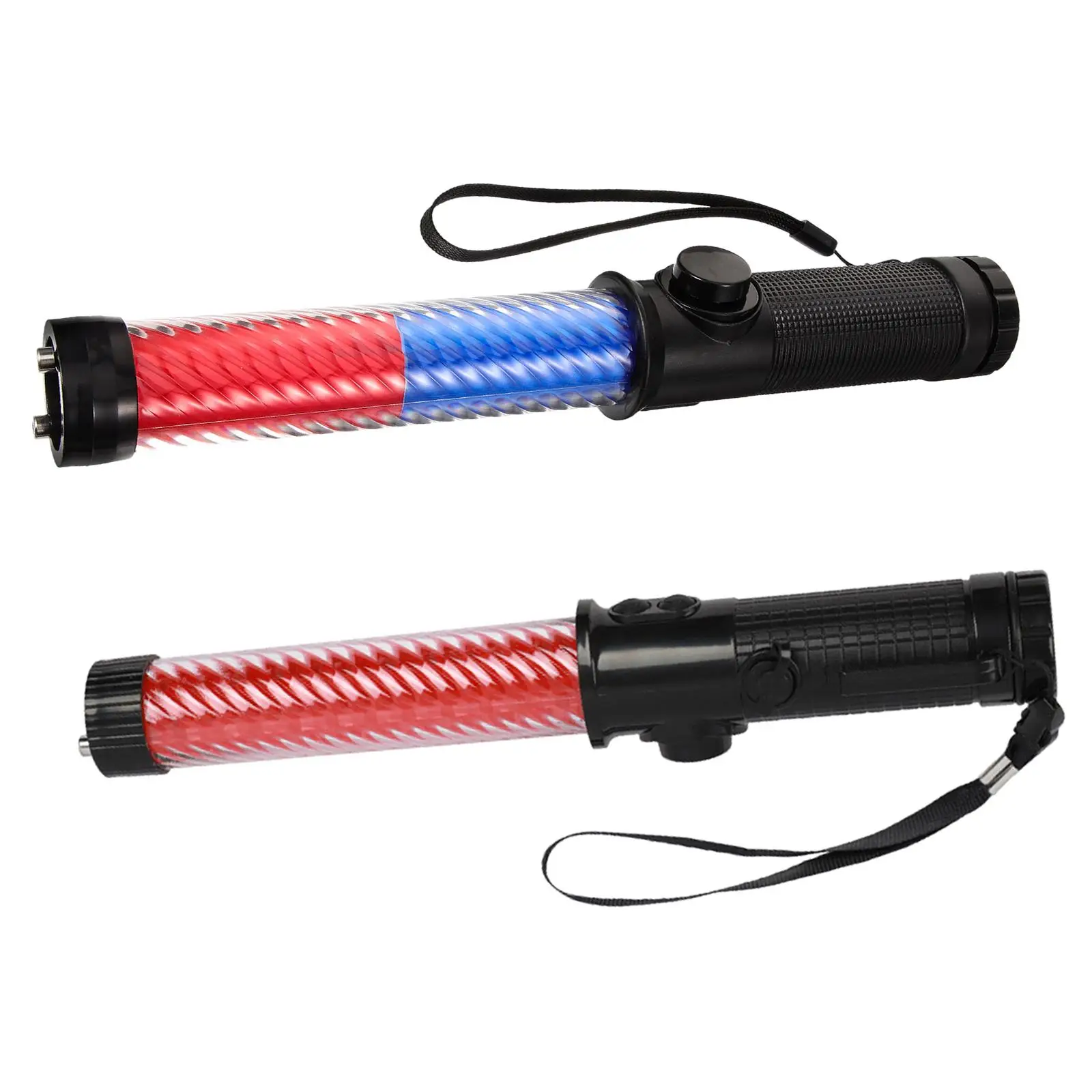 Traffic Control Wand High Performance with Lanyard Practical LED Signals Wand Traffic Control Light for Parking Guide School