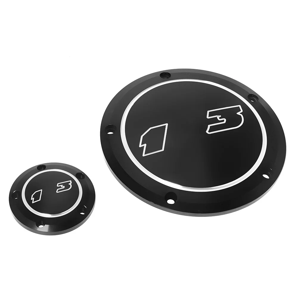 CNC Modified Engine Side Cover 4 Styles Optional Fit for Harl ey Glide Motorcycle Accessories