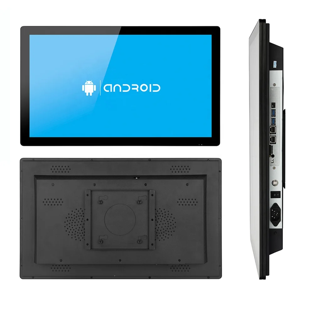 

Промышленный панельный ПК Android 18,5 19 21,5 дюймов Android 13 Емкостное сенсорное настенное крепление Все в одном ПК 4G 8G 16G Ram Поддержка 5G