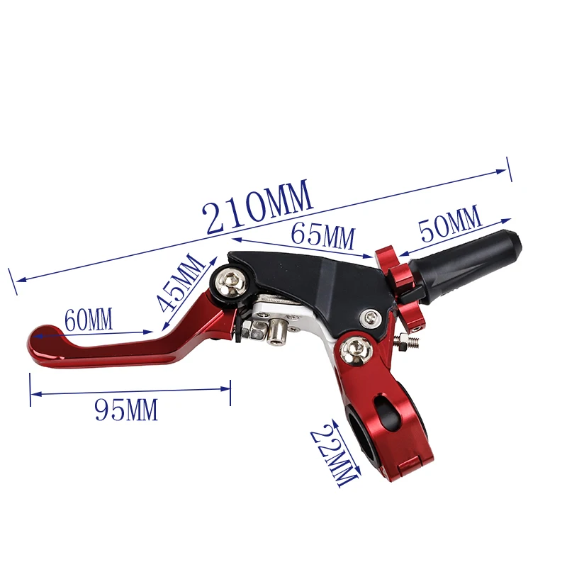 Motorcycle 360° CNC Labor-saving Folding Brake Clutch Brake Handle Front Brake Pump Master Cylinder Hydraulic Brake Lever