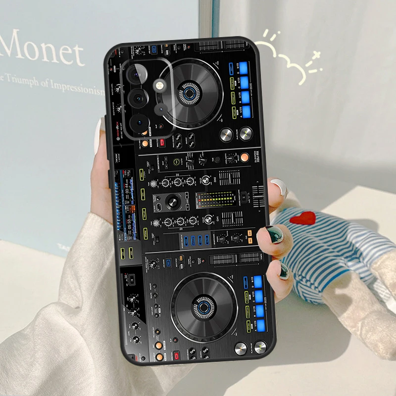 Electronic Music DJ Controller Mixer Case For Samsung Galaxy A12 A32 A42 A52 A72 A50 A70 A10 A20 A21S A52S A51 A71 Phone Cover