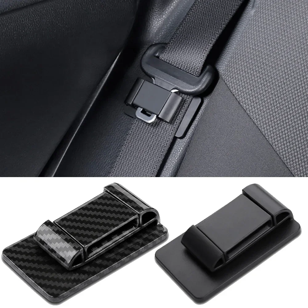 

Adjustable Car Seat Belt Limiter Buckle Stopper, Self-Adhesive Fixed Clip, Safety Belt Adjusting Clip, Seatbelt Accessory