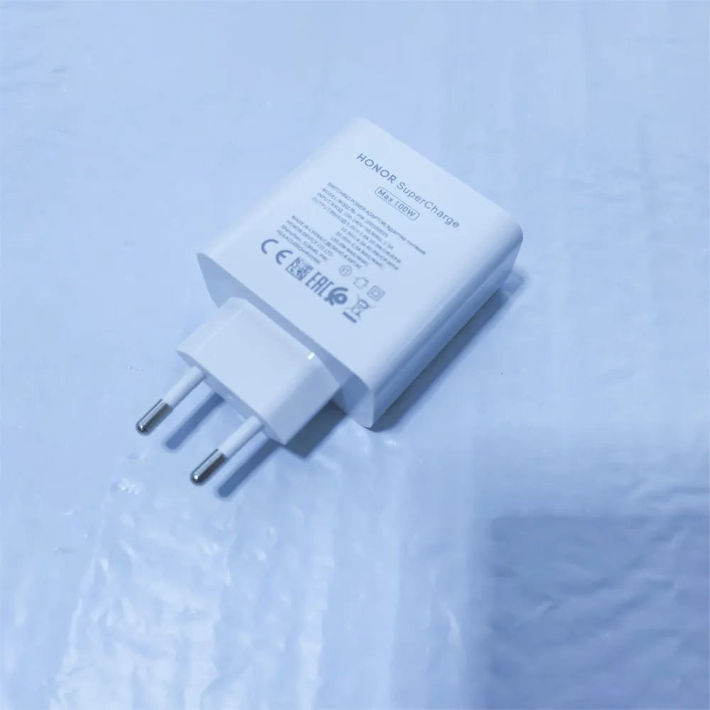 Original 100W EU US Charger For Honor 400 300 200 100 Pro GT Magic 7 6 Pro V3 V5 Fast Charge Wall Power Adapter 6A Type C Cable - náhled 2