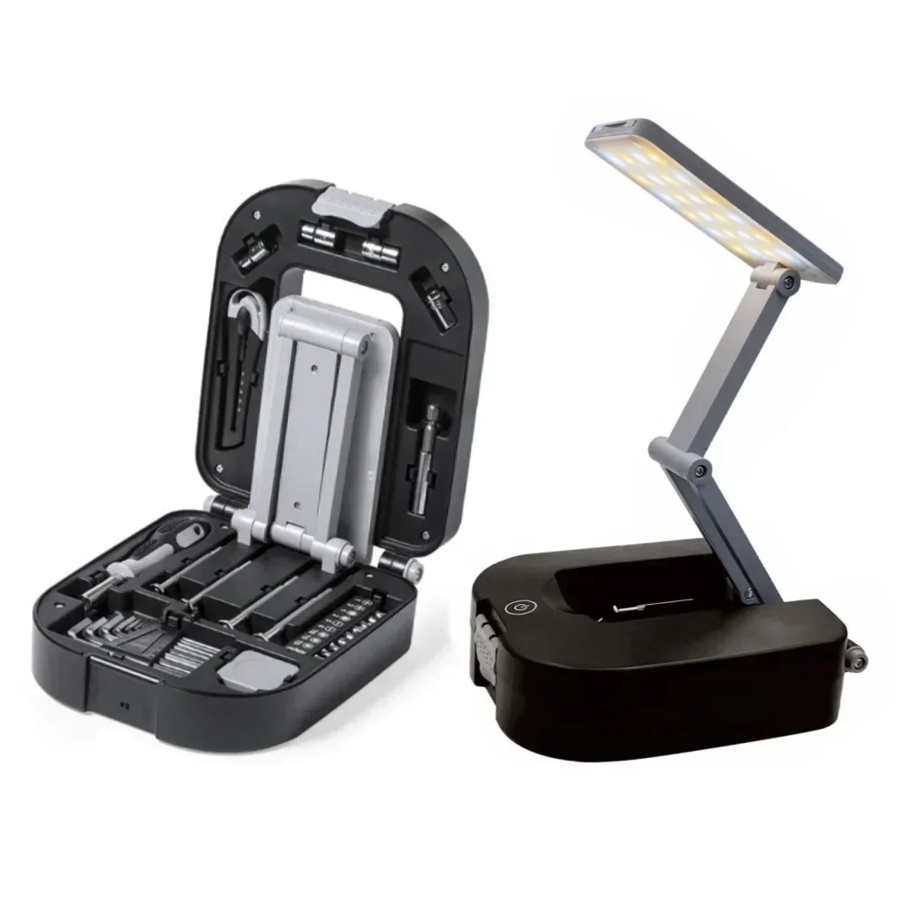 Multifunctional household hand tools desk lamp toolbox LED high-intensity lighting three-speed adjustable