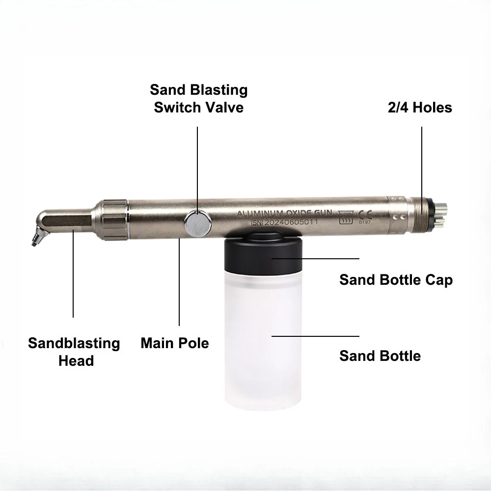 SYJH Dental Aluminum Oxide Micro Blaster Interface Microetcher Sandblasting Alumina Gun Air Abrasion Polisher Dental Equipment