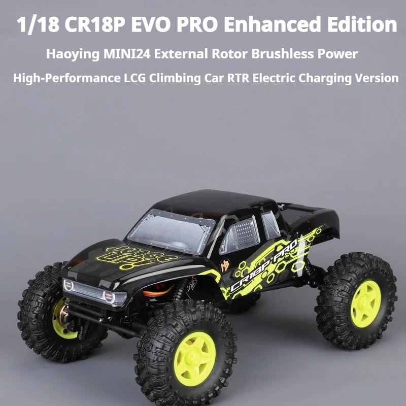 HOBBY PLUS 1:18 CR18P EVO PRO Versione migliorata LCG Telecomando Auto da arrampicata elettrica RC Veicolo fuoristrada telecomandato