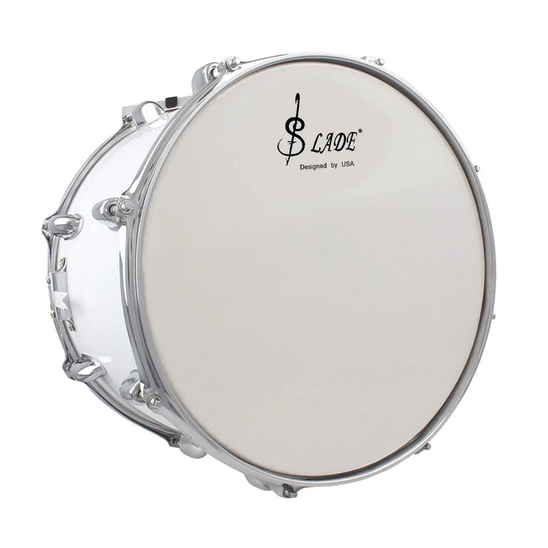 L3110 Marching Drum Professional Percussion Instrument Polyester Film Head Practice Performance Marching Drum with Strap Sticks