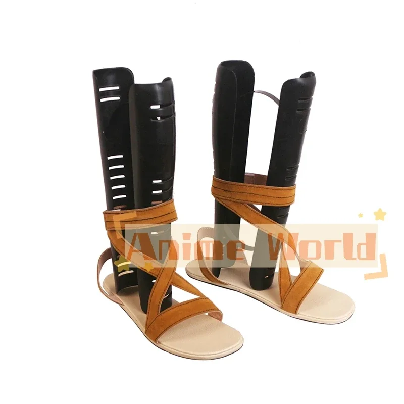Nozel Silva Cosplay Schuhe Braune Sandalen Nach Maß Irgendeine Größe