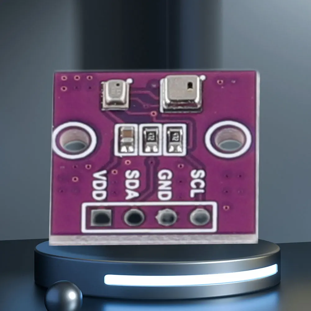 Sensor de pressão barométrica atmosférica aht20 + bmp280, alta precisão, temperatura, umidade, pressão atmosférica, 2-5v