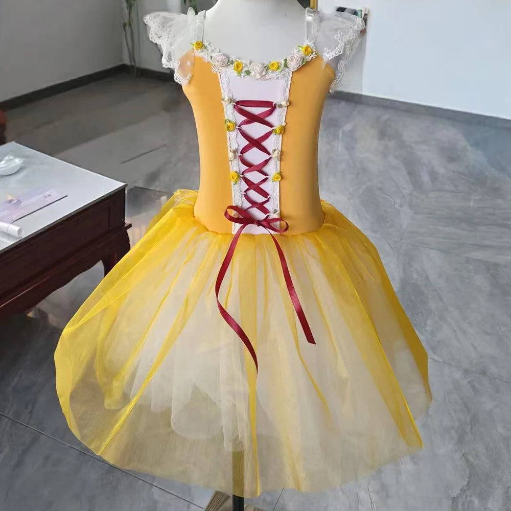 ballet-tutu-dress-girls-dance-clothes-professional-swan-lake-ballerina-dress-kids-modern-dance-party-ballet-costume-yellow