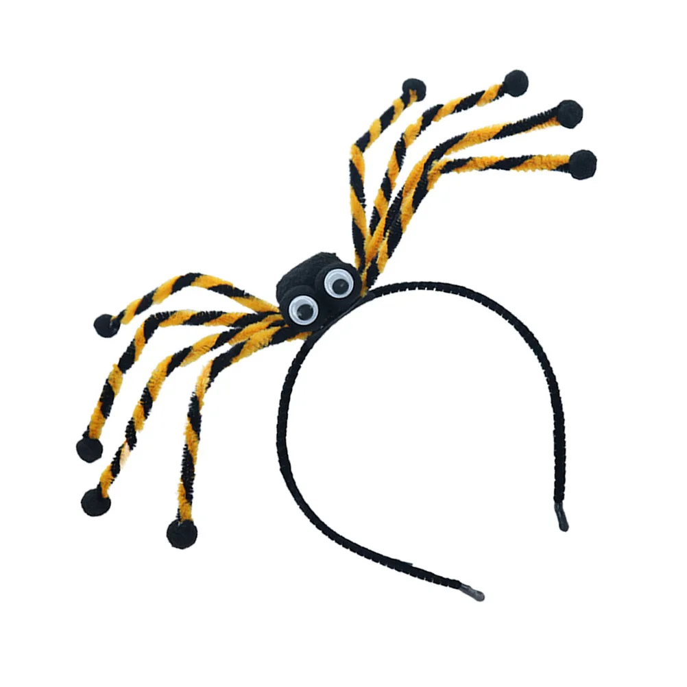 Opaska z pająkami Uniwersalny rozmiar Lekka ozdoba do włosów na Halloween, imprezę kostiumową, dla kobiet i dziewcząt, dekoracja do cosplayu