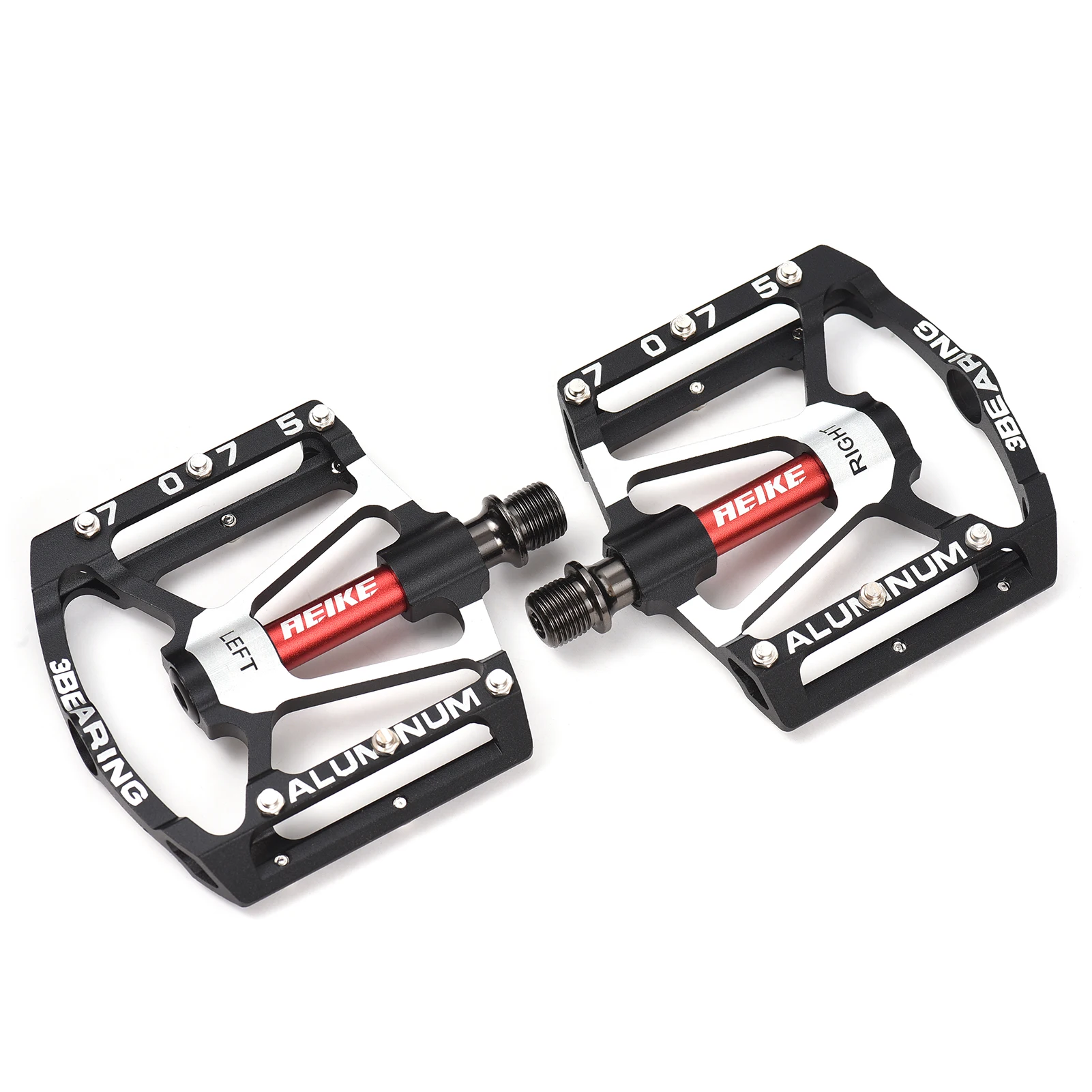 AEIKE Lightweight MTB Bike Pedals 7075 Aluminum Bicycle Pedals 3 Sealed Bearings Road Bike 9/16\