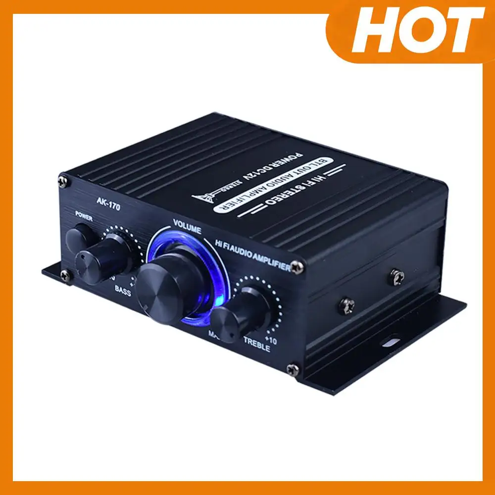 

Bluetooth-совместимый усилитель мощности Hi-Fi 2x200 Вт, двухканальный, с входом RCA, высококачественный мини-усилитель мощности звука