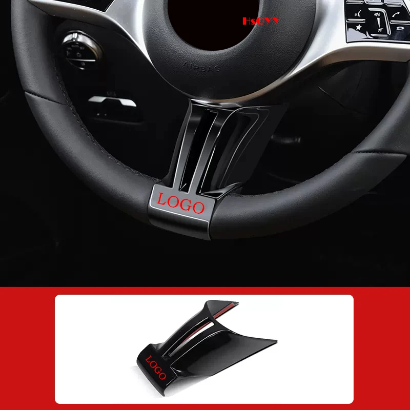 For Mercedes Benz A GLA GLB GLC Class W177 X247 H247 X254 Steering Wheel Frame Lower Trim Cover Decorative Frame