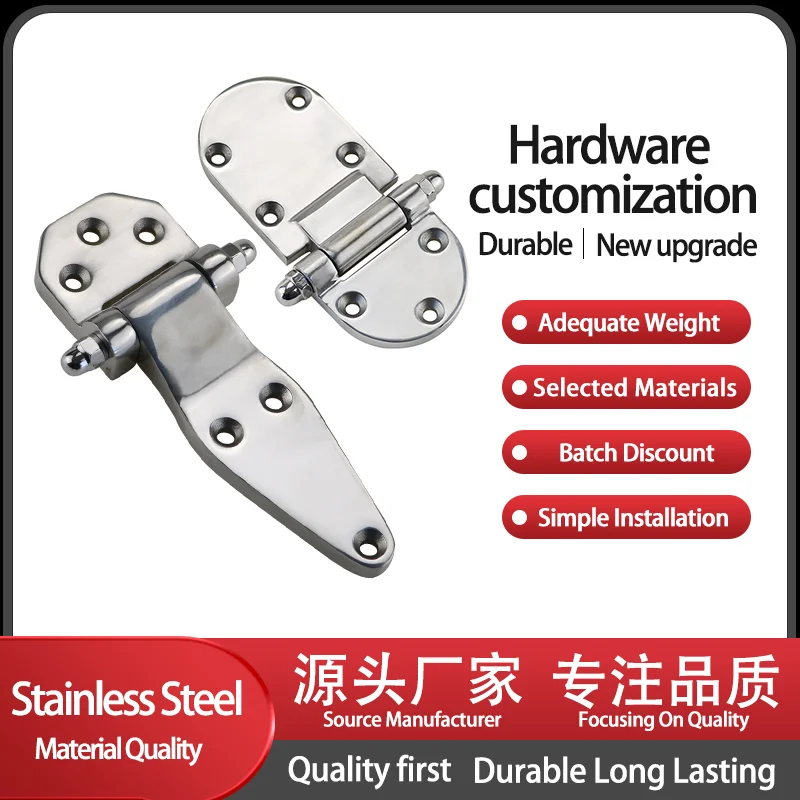 

304 Stainless Steel Hinges for Cold Storage and Freezer Doors - Suitable for Steamers Ovens Hinges Accessories