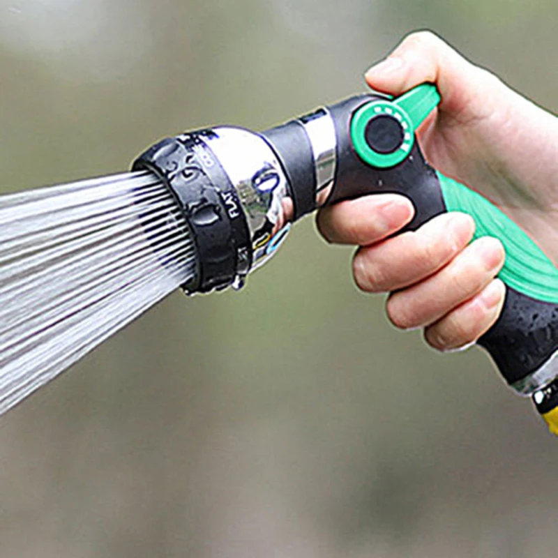 

Multifunctional Thumb Switch Water Sprayer Gun 8 Function Garden Spray Water Gun Car Wash Lawn Hose Irrigation Household Sprayer