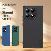 Nillkin for Xiaomi Mi 14T Pro / 14T 5G Case Super Frosted Shield Pro Hard PC Panel Soft Frame 360 Shockproof Cover for Mi14T