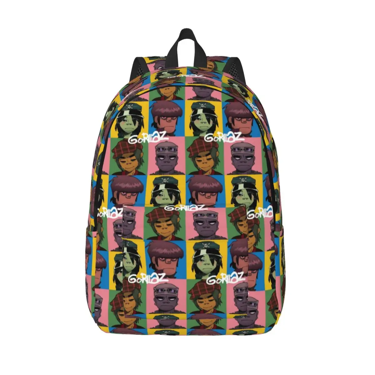 

Gorillaz Virtual Band Music Student Backpack School Bag Hiking Travel Daypack for Boys Girls Bookbag Shoulder Bags