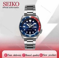 Original SEIKO 5 SRPD53K1 Series Mechanical Watch Business Luxury Upscale Men Watches Steel Band Rotatable Wristwatches