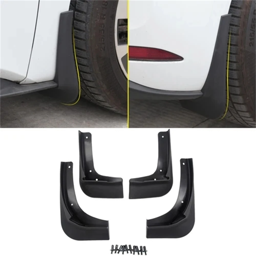 

For VW Volkswagen ID.3 2019-2023 Mudflaps Splash Guards Fender Mud Flaps Black Front & Rear Car Exterior Accessories 4pcs