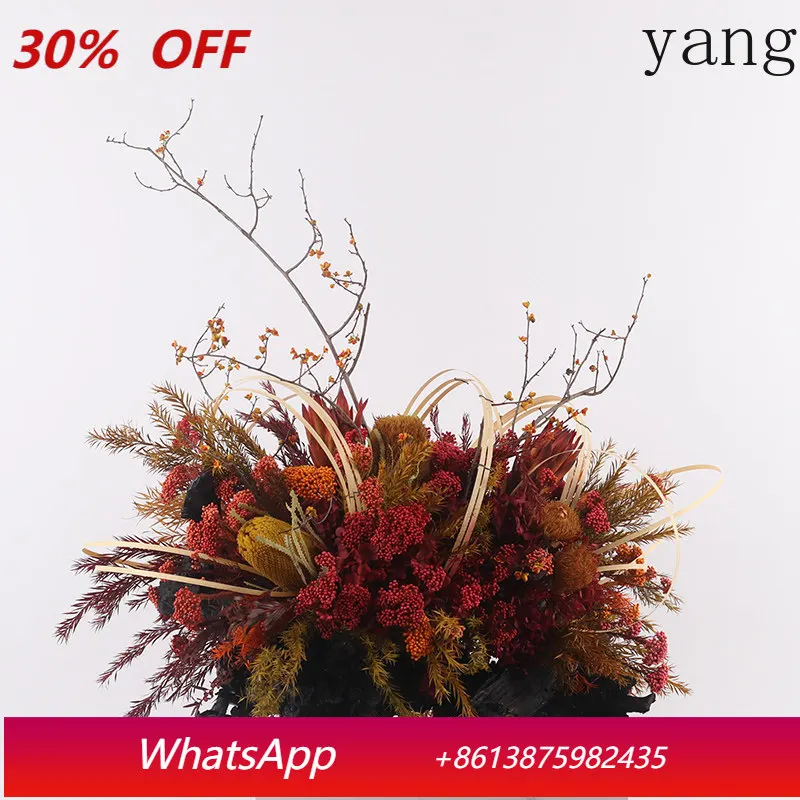 

LH Sales Department Entrance Floral Installation Corridor Lobby with Floral Decorations