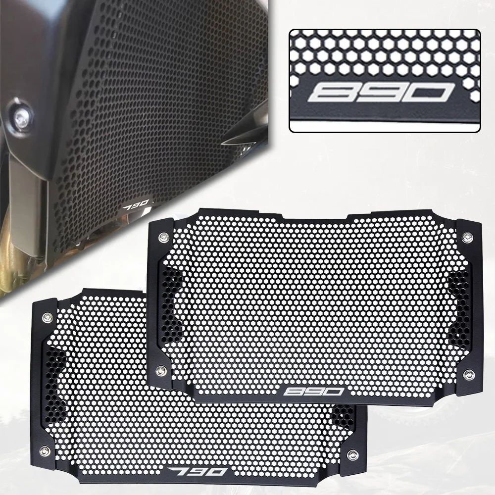 

For DUKE 790 DUKE 790DUKE DUKE790 2018-2025 Motorcycle Accessories Radiator Guard Grille Cover Protector Water Tank Aluminum