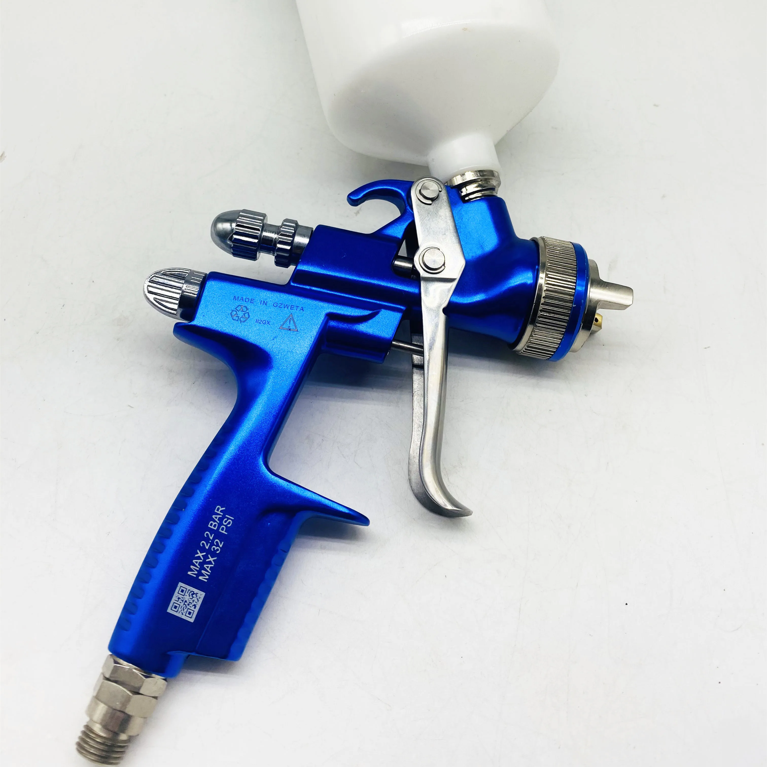 DEWELES High Quality Custom Forging Press Paint Spray Gun 1000BG 1.3mm Boutique Sheet Metal Car Furniture Airbrush