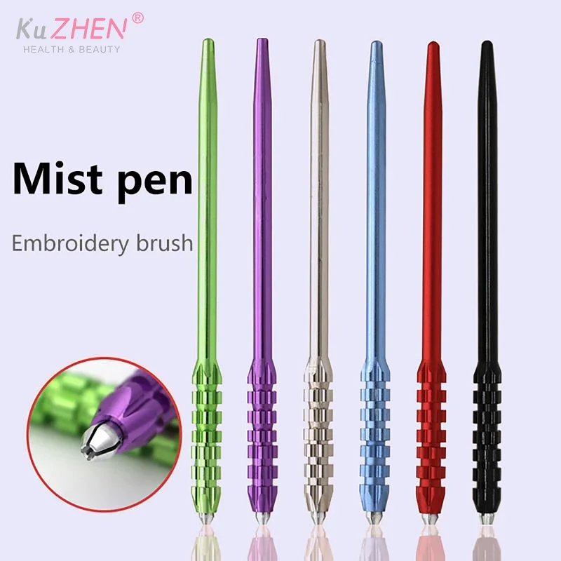 Microblading Manual Pen Micropigmentation Sterile Permanent Makeup Machine Colors Eyebrow Tattoo Tebori Device Microblading