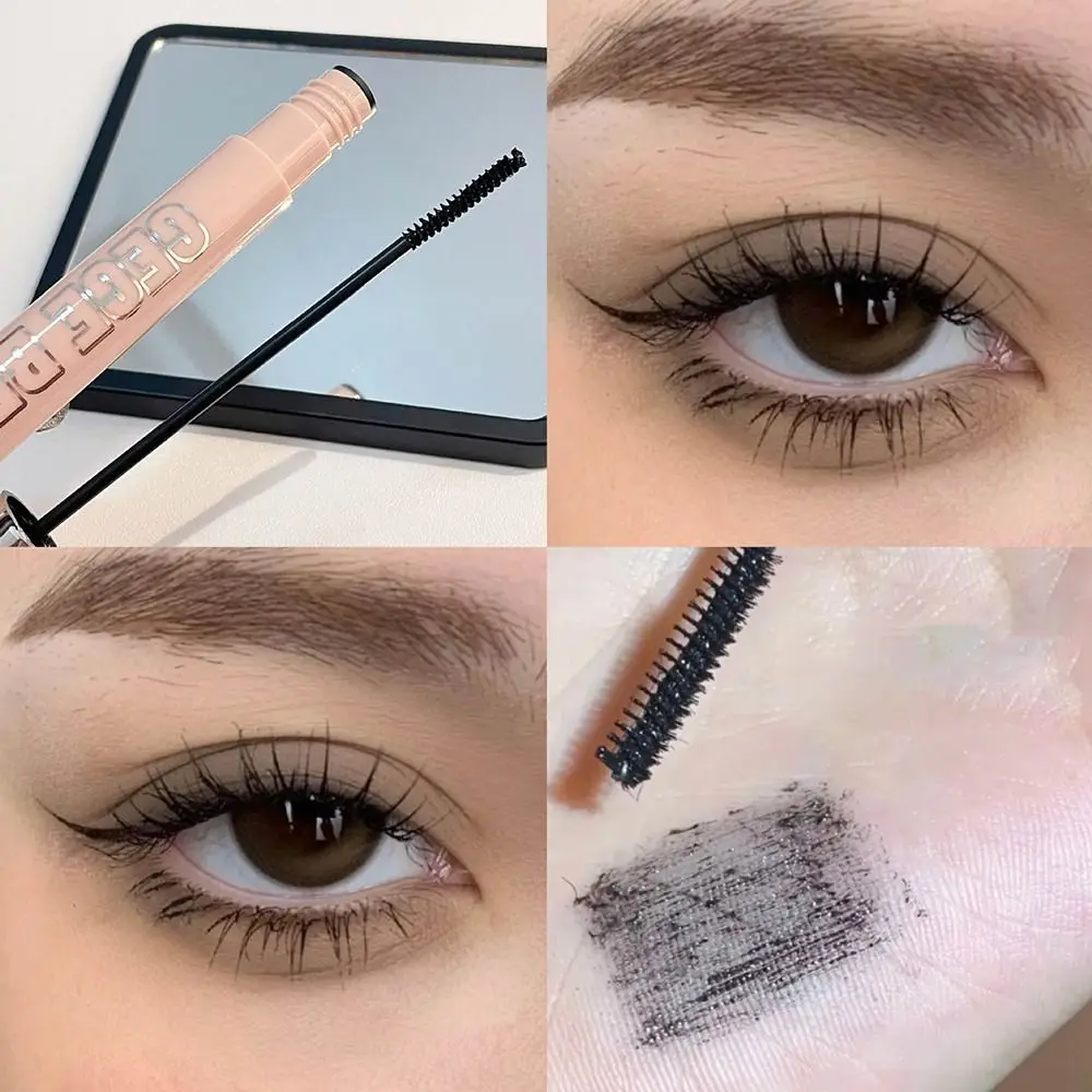 Langdurige Matte Curling Mascara Waterdichte Ultrafijne Oogmake-Up Tool Zweetbestendig Smudge Proof Zon Bloem Wimpers Make-Up