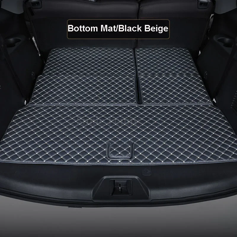 Car Trunk Mat For Nissan Armada Patrol Y62 2015 2016 2023 2022 2021 2020 Bottom Anti-Dirty Interior Liner Protection Carpet Pad