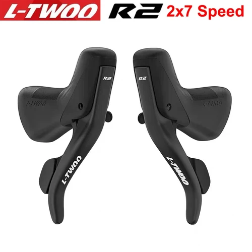 Imagen 2 del producto LTWOO R9 2x1 0/R7 2x10/R5 2x9/R3 2x8/R2 2x7 velocidades palancas de cambios de bicicleta de carretera freno bicicleta de carretera Compatible con desviador shimano