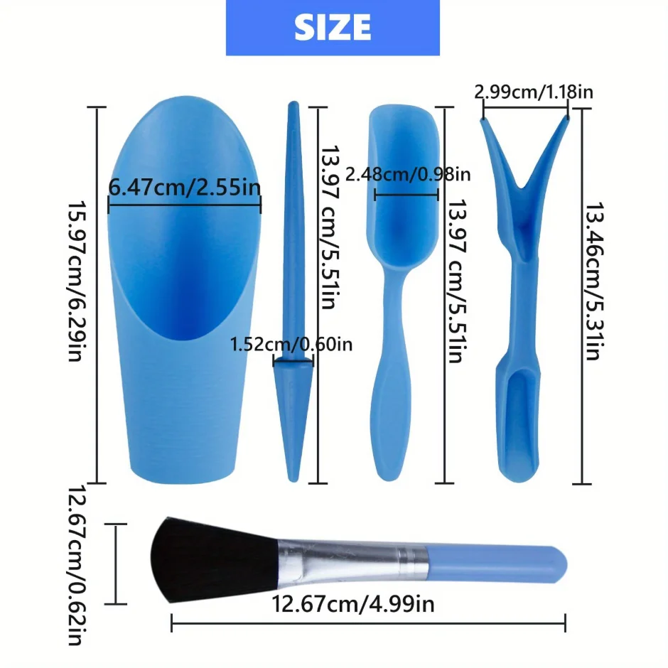 5pcs/Set Mini Plastic Garden Planting Tools Durable Bucket Shovel Potted Cultivation Cylinder for Soil MeatPlant Home Garden