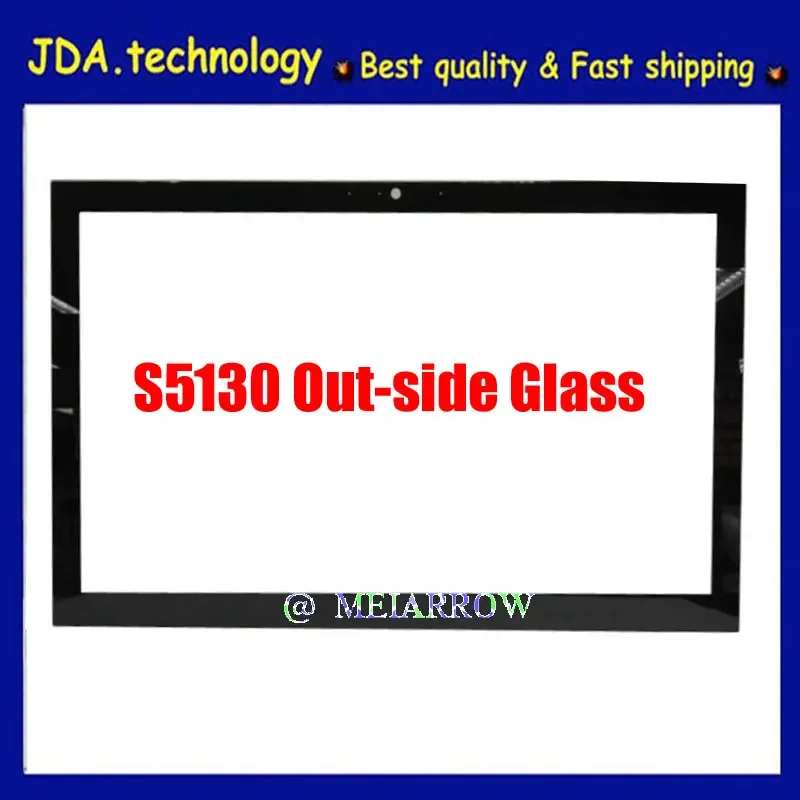 New LCD Screen Glass For lenovo 23-inch  All-in-one S5130 LCD outside Glass only with Adhesive tape