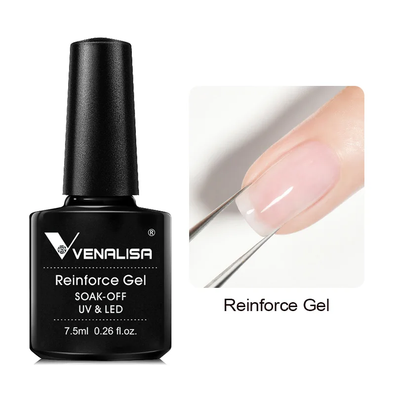 Venalisa Thick Base Coat Reinforce 7.5ml VIP4 Nail Gel Polish Soak Off UV LED Gel Full Coverage Super Gorgeous Nail Manicure