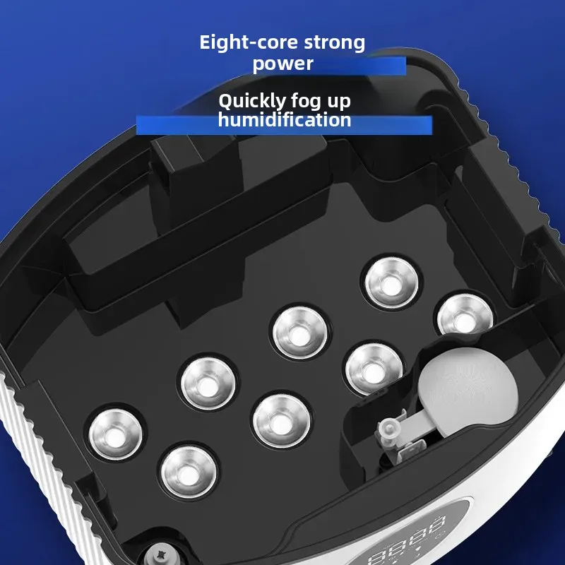 Large Mist Volume Air Humidifier Household Moisturizing Silent Roller Skating Fruit Vegetable Hydration Atomizer