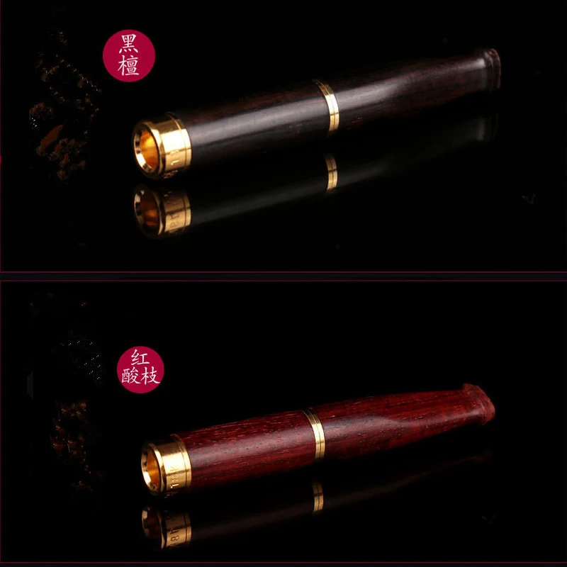 New Handmade Wood Tobacco Filter Microfilter Washable Smoke Mouthpiece Healthy Recyclable Cigarette Holder smoking accessories