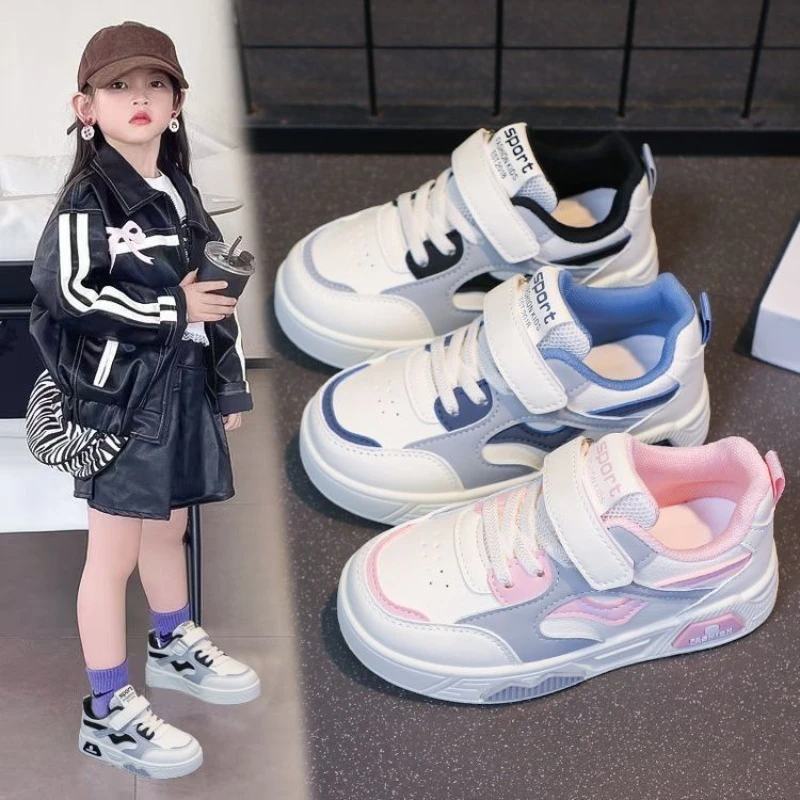 

2026 Autumn Kids Casual Sneakers Boys Girls Ultra Light Waterproof Shoes Stylish Versatile for School Small Medium Size