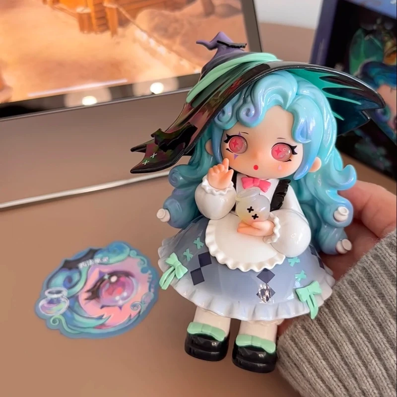 

Коллекционная фигурка Ziyuli 7v Ghost Power Series, милый кавайный кукольный сюрприз, подарок на день рождения, декор для дома, таинственная коробка