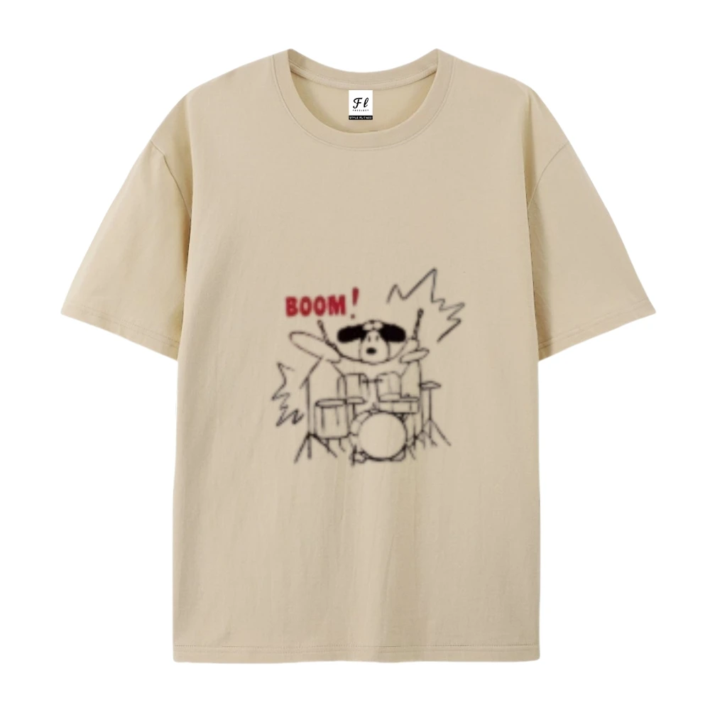 Harajuku Y2K 2000s Cotone Maniche corte Fusione di elementi retrò Y2K Cotone traspirante Personalità Tendenza Stile di moda di nicchia