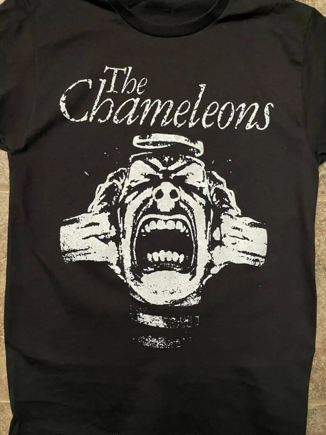 

Vtg The Chameleons Band In Concert Tour Cotton Black All Size T Shirt KK577 long or short sleeves