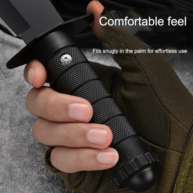 Outdoor camping self-defense special battle wilderness straight blade sharp meat cutting knife,hardness wilderness knife