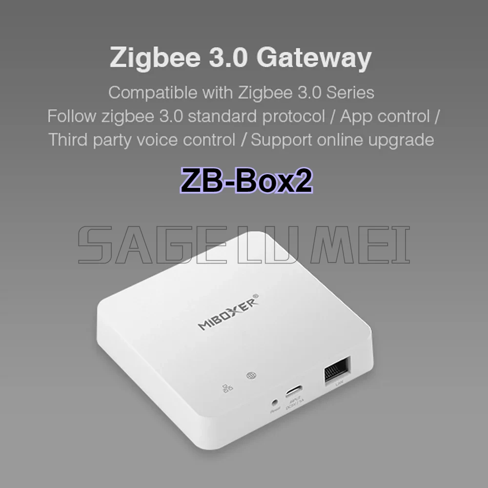 Miboxer Smart Zigbee 3.0 Gateway ZB-Box2 Wired ZB-Box3 Bluetooth Mesh Multimode  App/Voice Control Ultimate Home Automation Hub