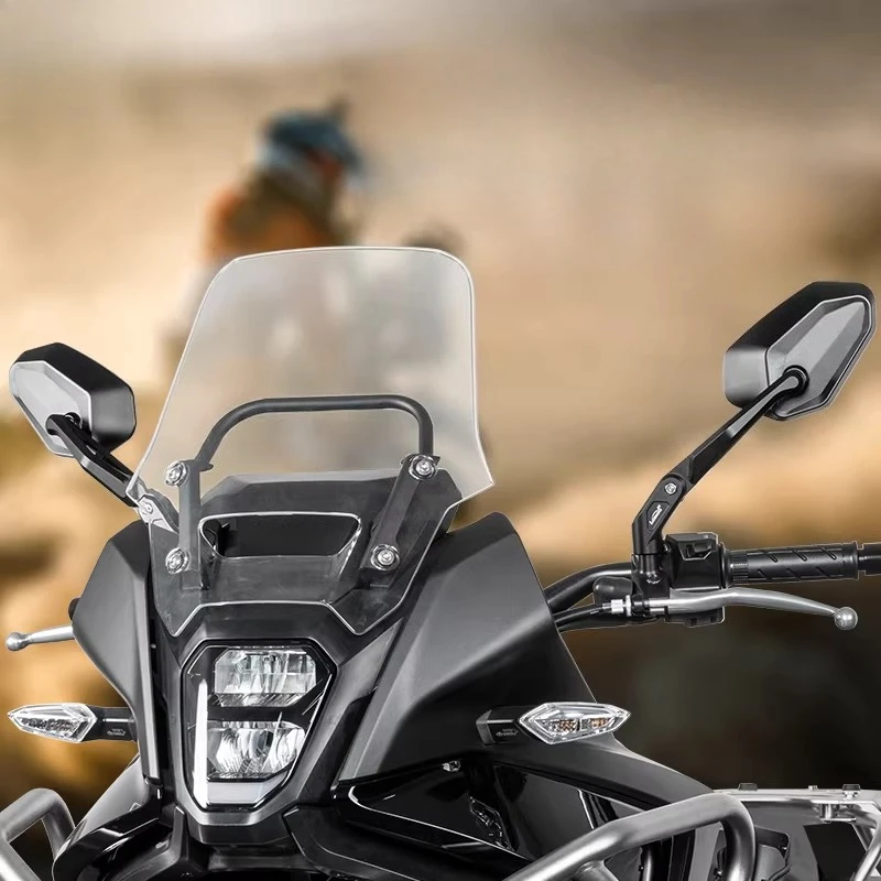 Foldable rearview mirror RM03 anti-glare large field of view ultra-wide-angle motorcycle reflector, accessories