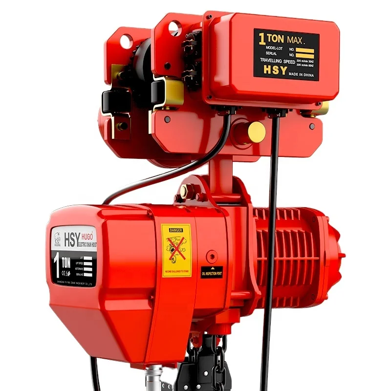 HSY 100kg 1 Ton 2 Ton Explosion Proof Electric Truss Chain Hoist