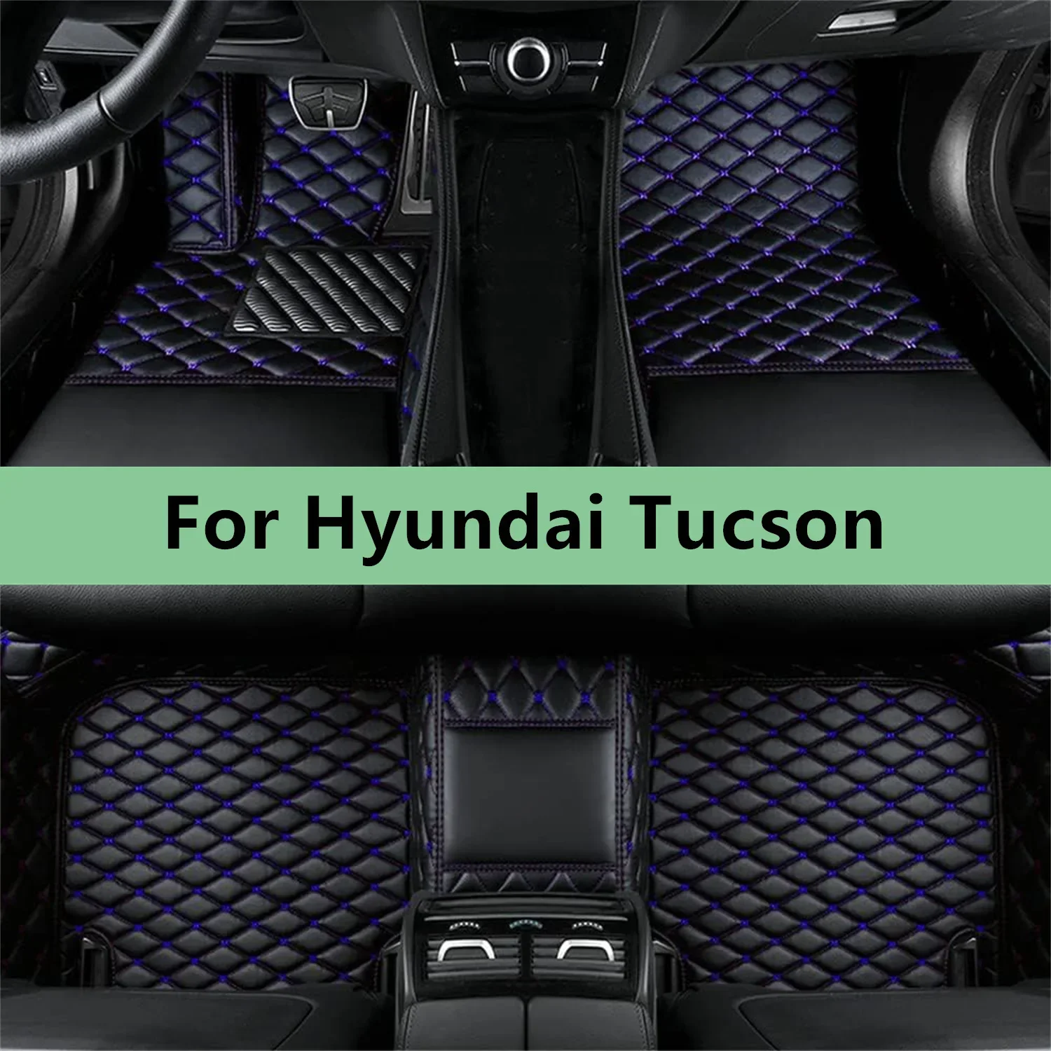 Maßgefertigte Autofußmatten für Hyundai Tucson 2021 2022 2023 2024 2025 2026 2027 2028 Autofußmatten Bodenmatten Teppiche Zubehör