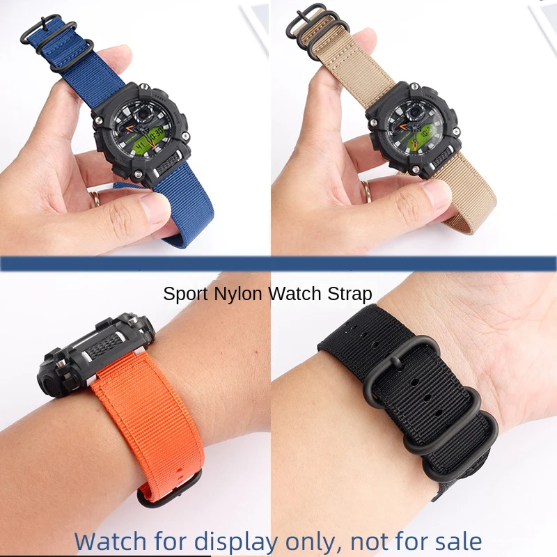 Для Casio G-SHOCK G-5600 DW5600 GW-M5610 GA-2100 GA110 G-8900/GR8900/GW-8900 DW-6900 6600 GM5600 GX56 нейлоновый ремешок-браслет
