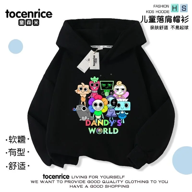 Dandy's World Hoodie Kids Dandys World Clothes Baby Girls Autumn Long Sleeve Sweatshirts Boys Casual Outerwear Children Clothing